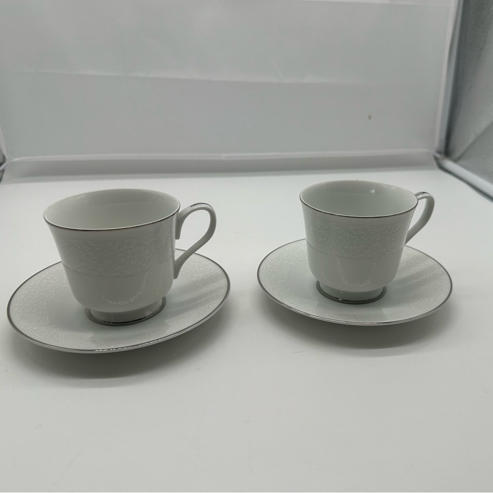 Set of 2 Grace Concerto Saucers and Cups or Mugs